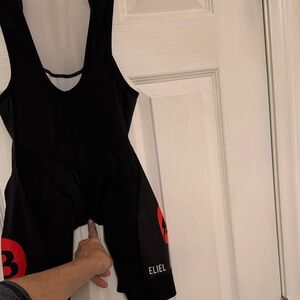 Eliel MENS 11” Padded Bike Bib Shorts sz L
